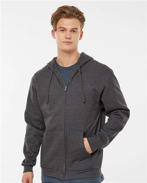 Tultex Unisex Full-Zip Hooded Sweatshirt