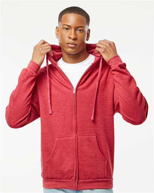 Tultex Unisex Full-Zip Hooded Sweatshirt