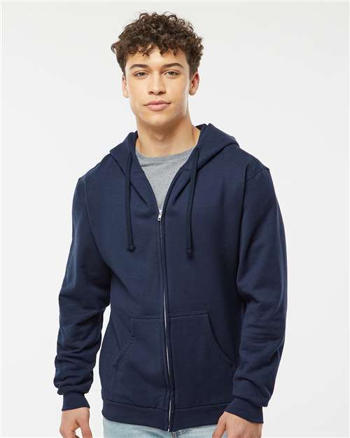 Tultex Unisex Full-Zip Hooded Sweatshirt