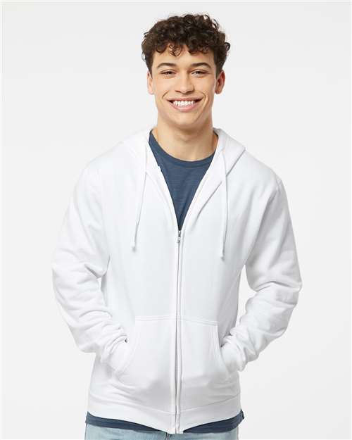 Tultex Unisex Full-Zip Hooded Sweatshirt
