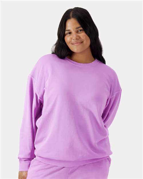 Comfort Colors Unisex Garment-Dyed Lightweight Crewneck Sweatshirt