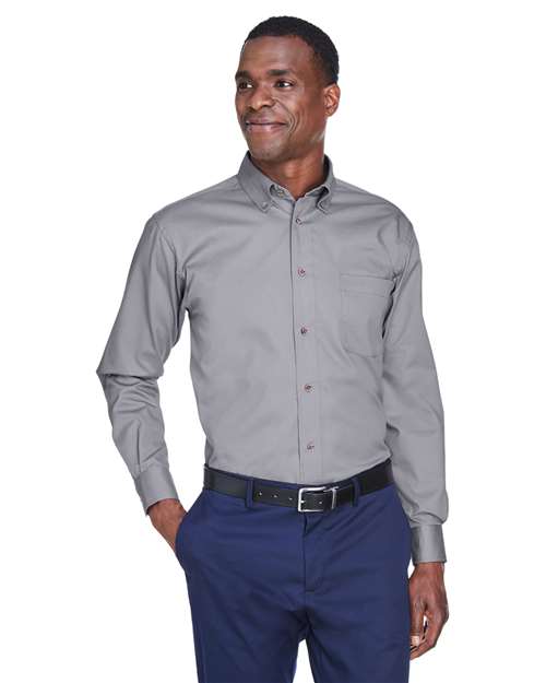 Harriton Men's Easy Blend™ Twill Shirt