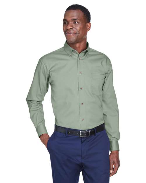 Harriton Men's Easy Blend™ Twill Shirt