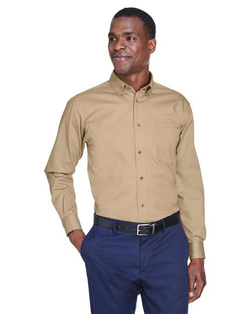 Harriton Men's Easy Blend™ Twill Shirt