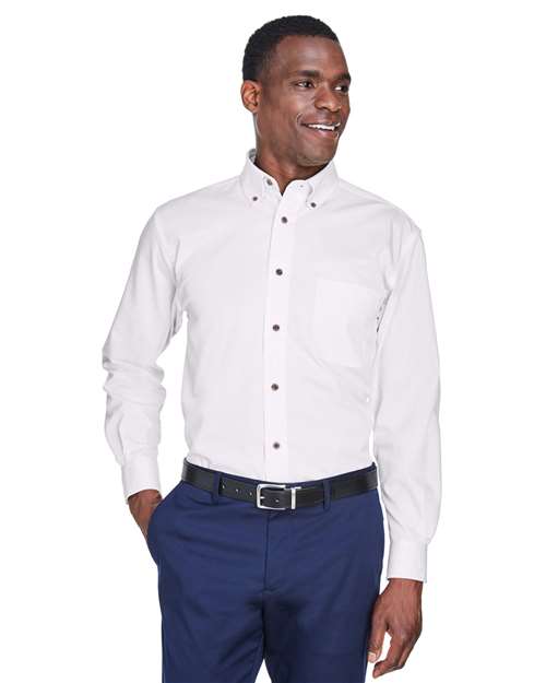 Harriton Men's Easy Blend™ Twill Shirt