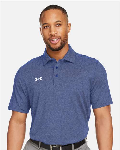 Under Armour Men's Destin Drive "UA Playoff Team Stripe" Performance Polo