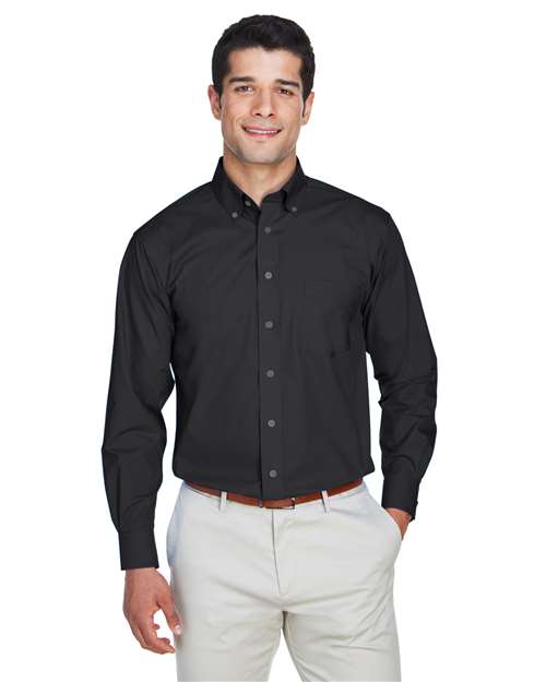 Devon & Jones Men's Crown Collection® Broadcloth Woven Dress Shirt
