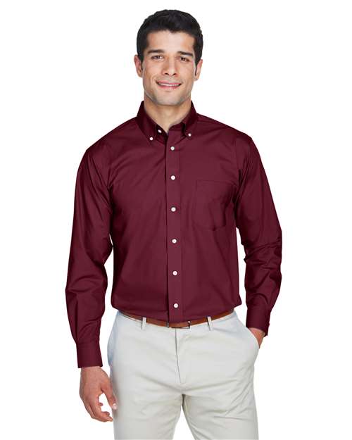 Devon & Jones Men's Crown Collection® Broadcloth Woven Dress Shirt