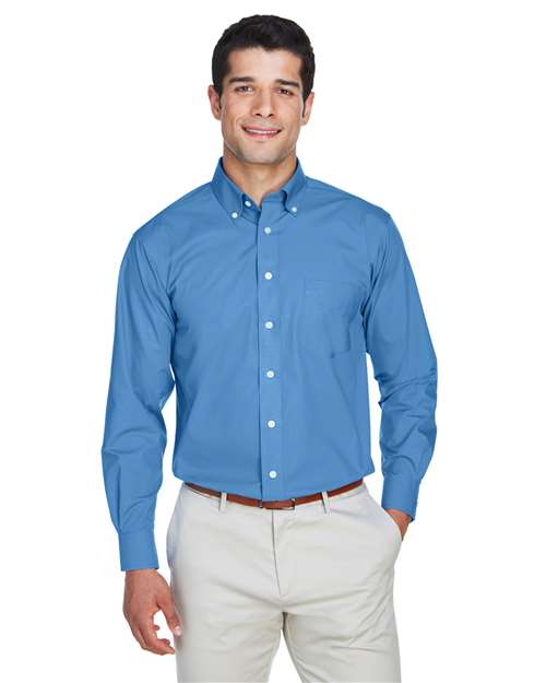 Devon & Jones Men's Crown Collection® Broadcloth Woven Dress Shirt