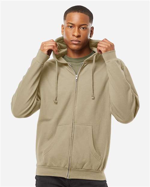 Tultex Unisex Full-Zip Hooded Sweatshirt