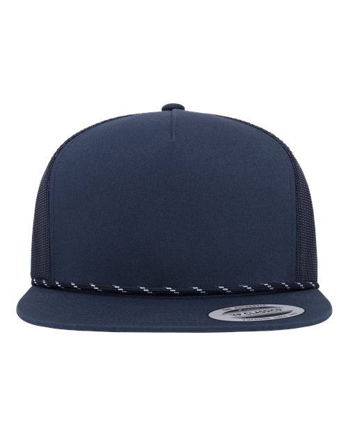 YP Classics Classic Five-Panel Trucker Rope Cap