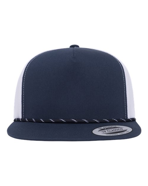 YP Classics Classic Five-Panel Trucker Rope Cap