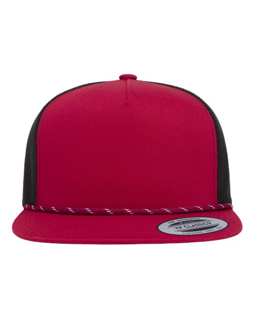 YP Classics Classic Five-Panel Trucker Rope Cap