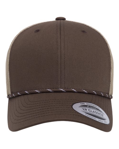 YP Classics Retro Trucker Rope Cap