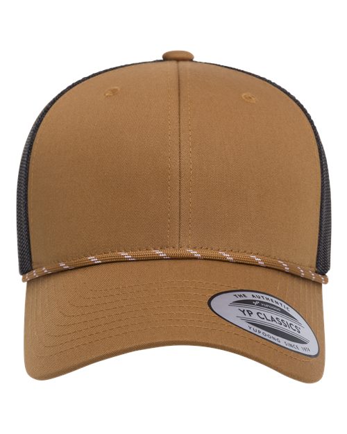 YP Classics Retro Trucker Rope Cap