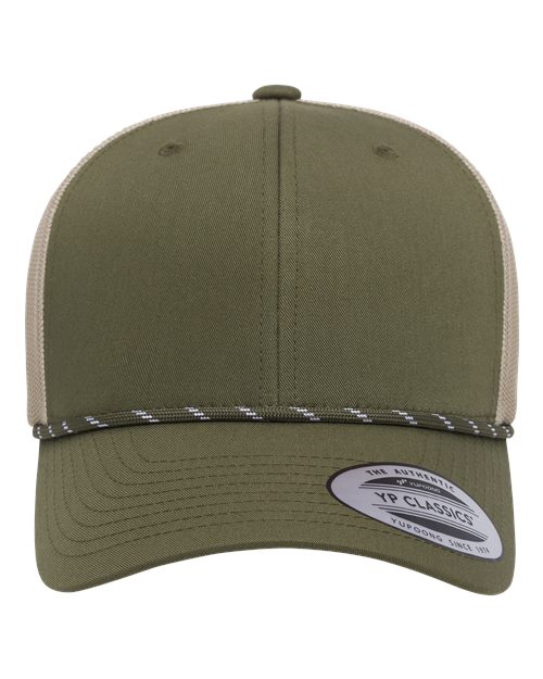 YP Classics Retro Trucker Rope Cap