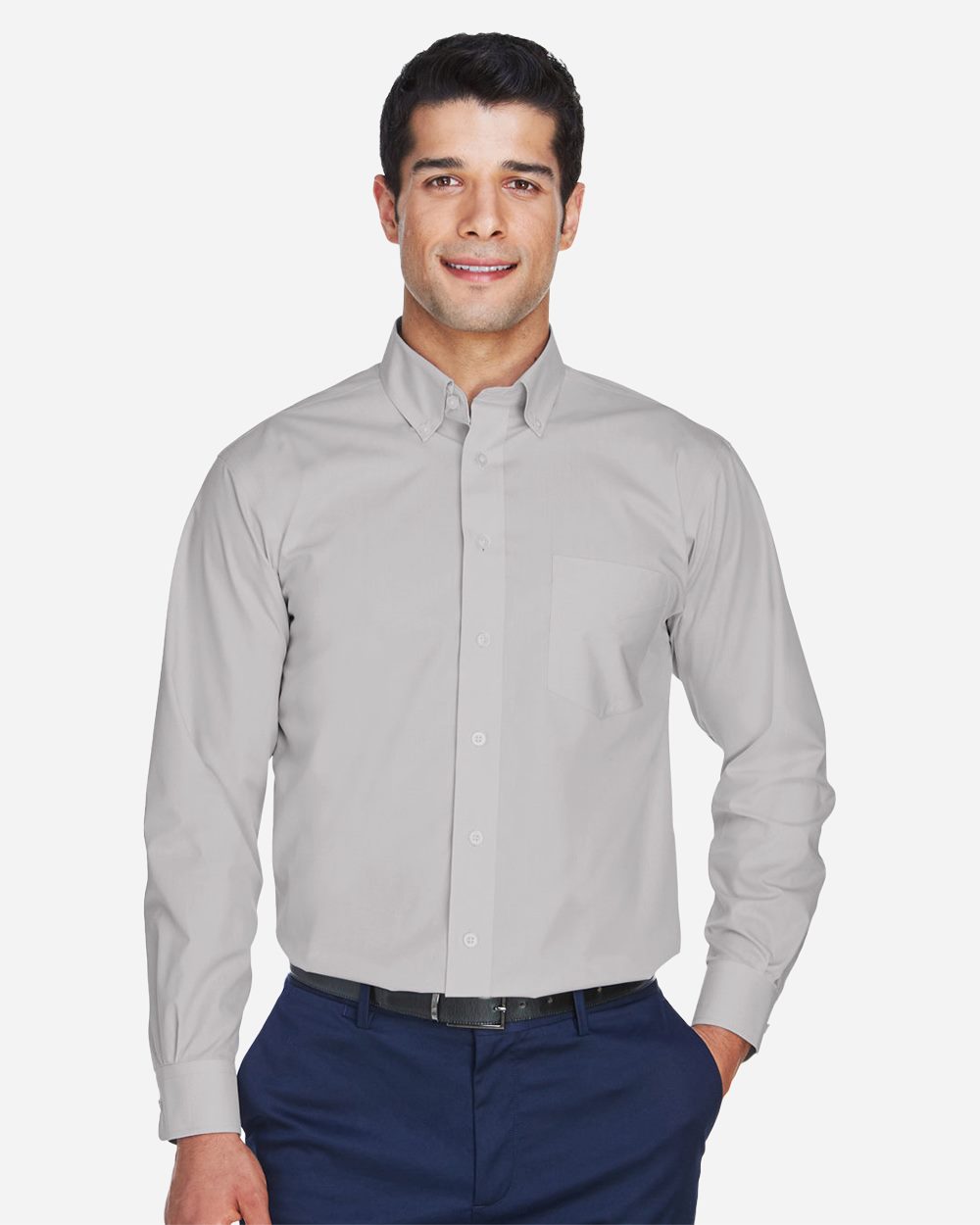 Devon & Jones Men's Crown Collection® Broadcloth Woven Dress Shirt