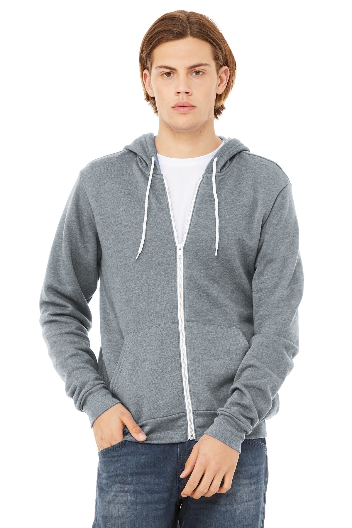 BELLA+CANVAS Unisex Sponge Fleece Full-Zip Hoodie BC3739