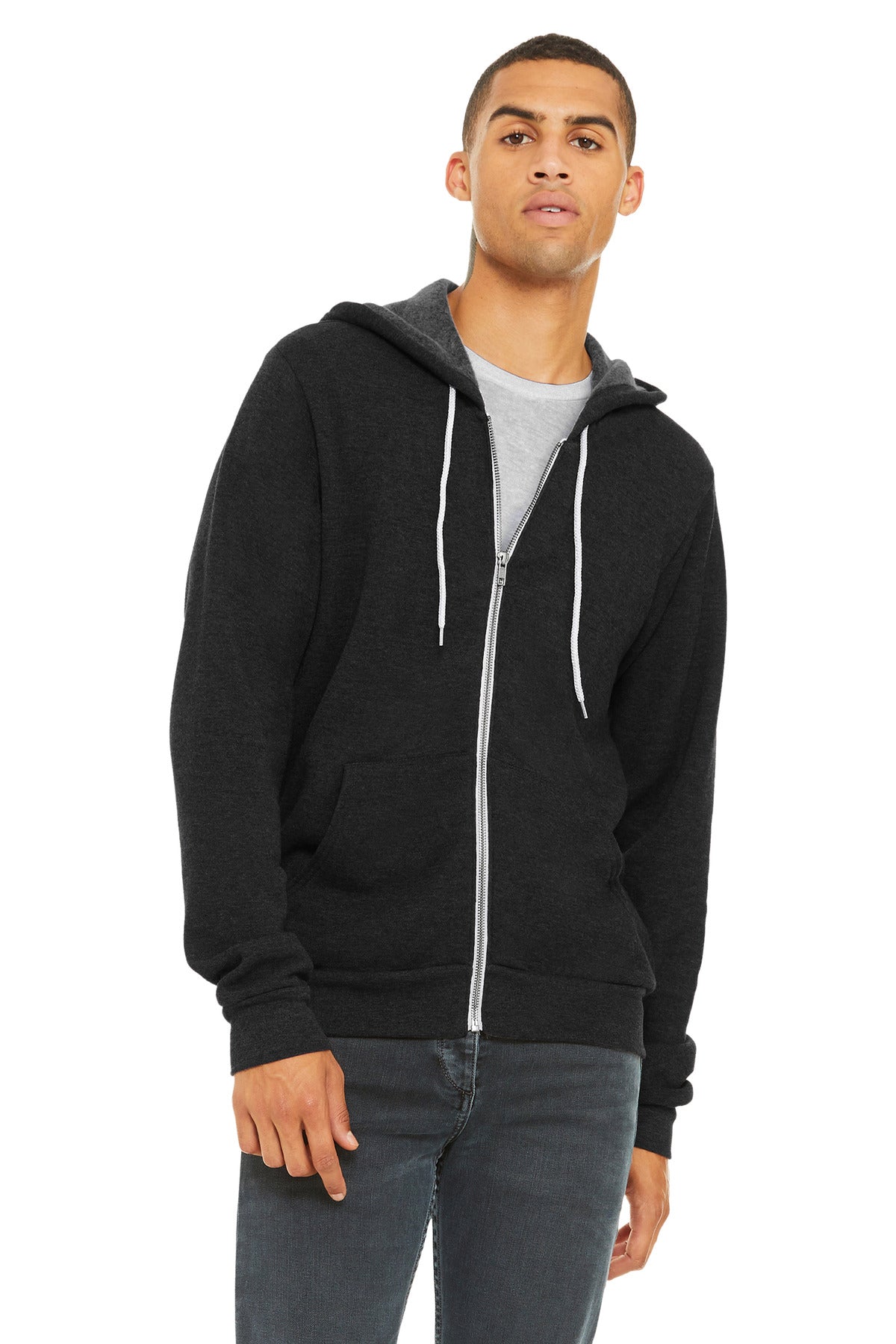 BELLA+CANVAS Unisex Sponge Fleece Full-Zip Hoodie BC3739