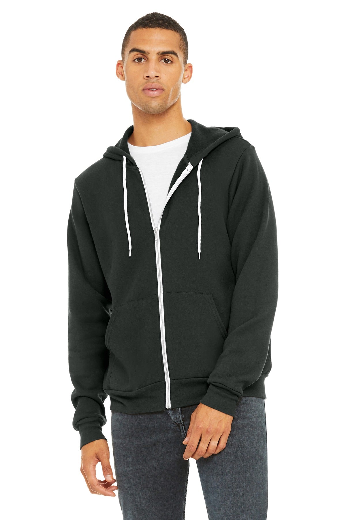 BELLA+CANVAS Unisex Sponge Fleece Full-Zip Hoodie BC3739