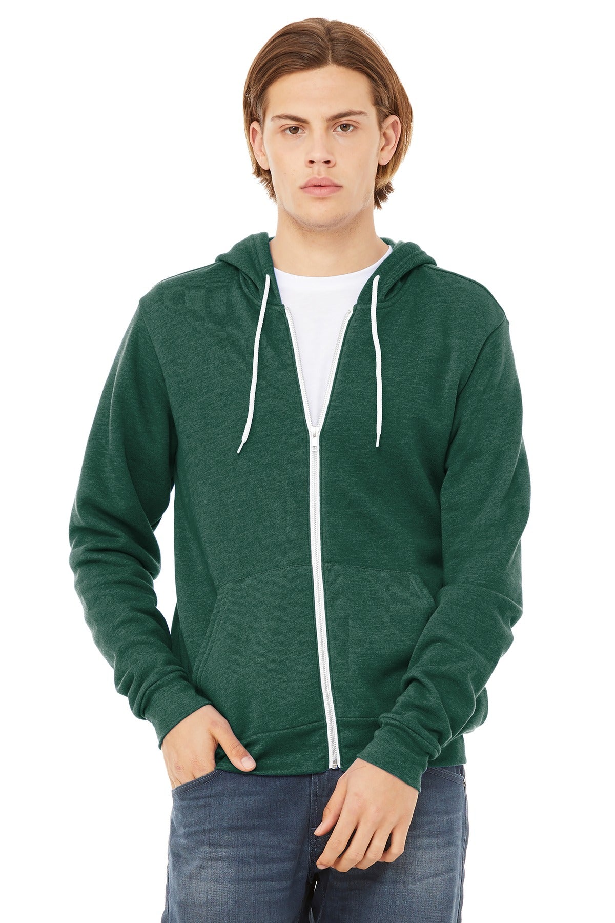BELLA+CANVAS Unisex Sponge Fleece Full-Zip Hoodie BC3739