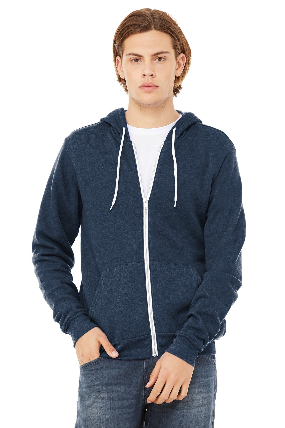 BELLA+CANVAS Unisex Sponge Fleece Full-Zip Hoodie BC3739