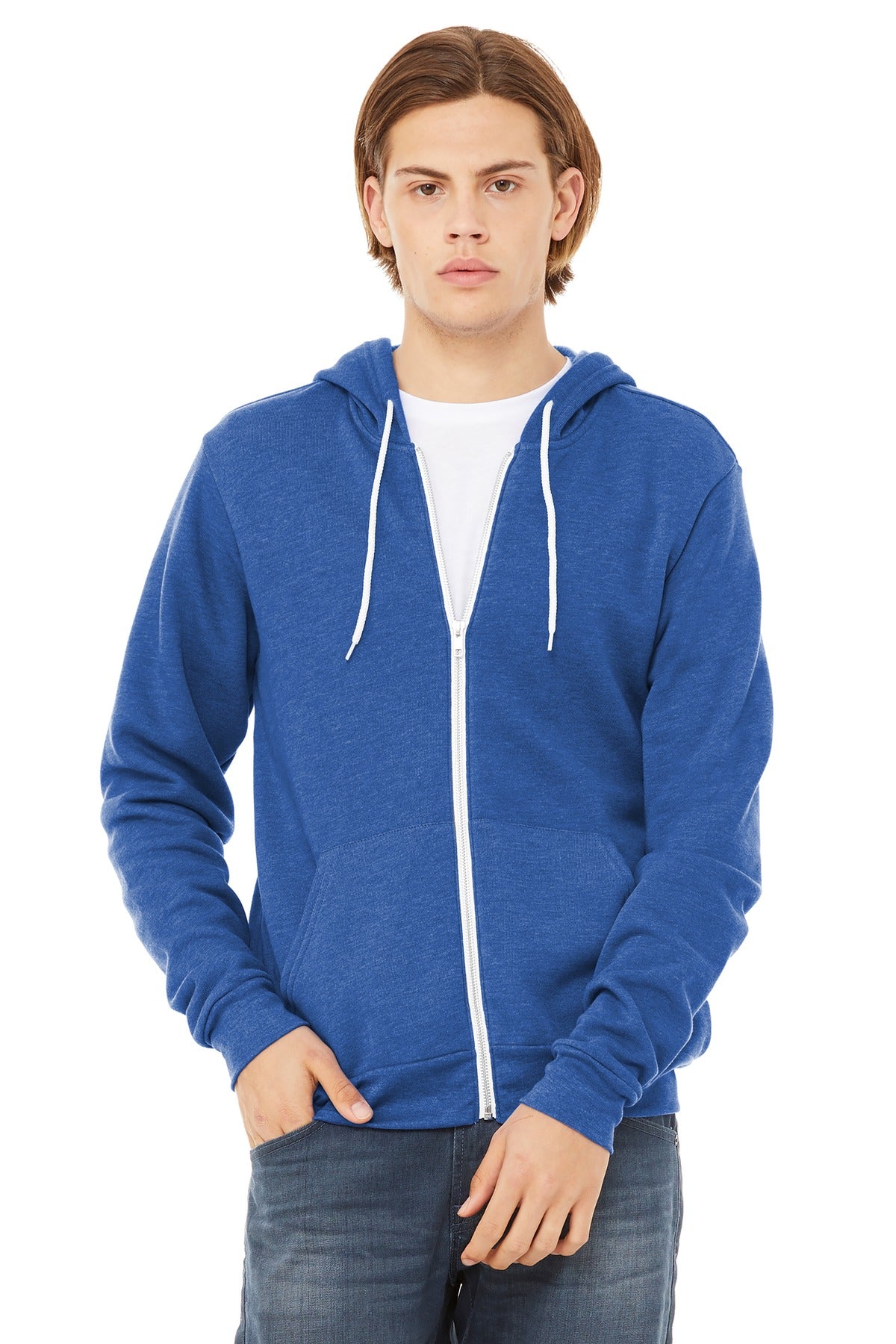 BELLA+CANVAS Unisex Sponge Fleece Full-Zip Hoodie BC3739