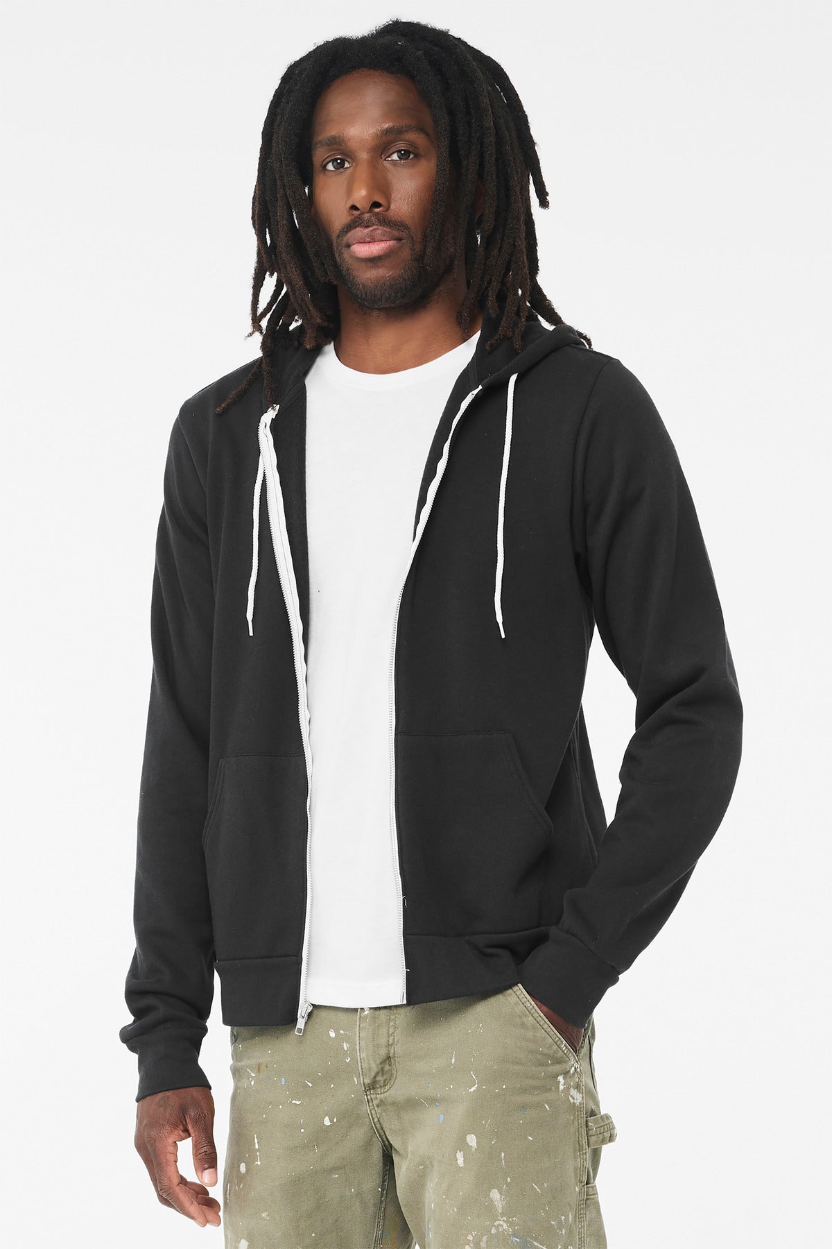 BELLA+CANVAS Unisex Sponge Fleece Full-Zip Hoodie BC3739