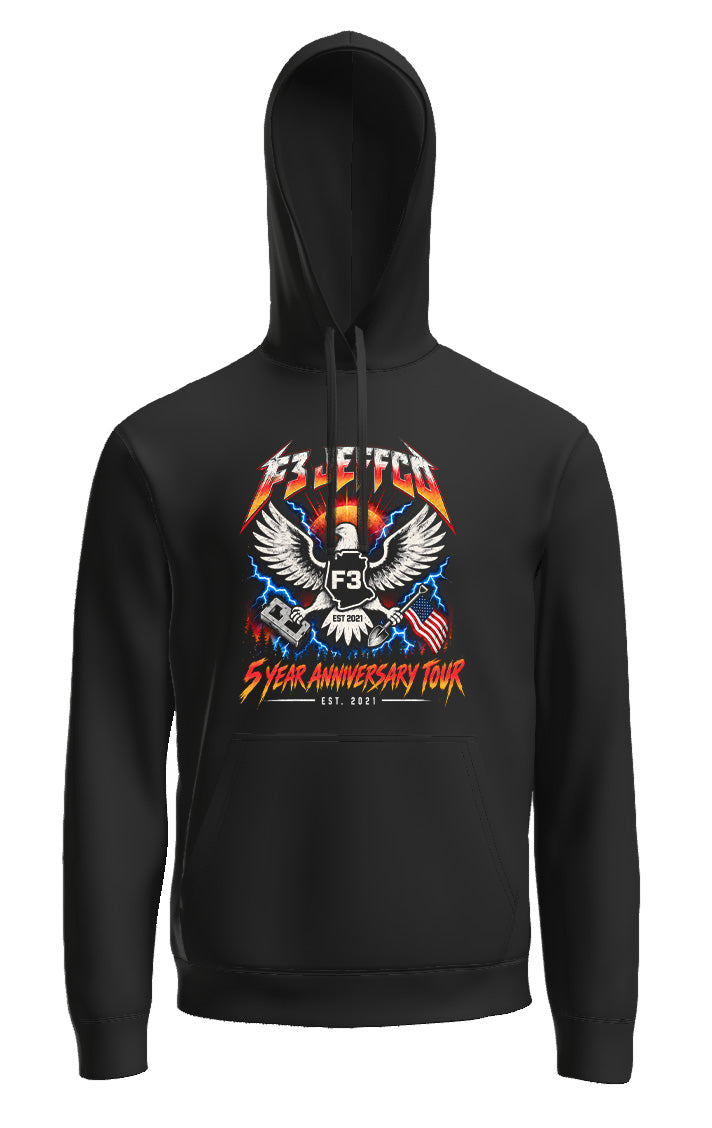 F3 JeffCo 5 Year Anniversary Hoodie