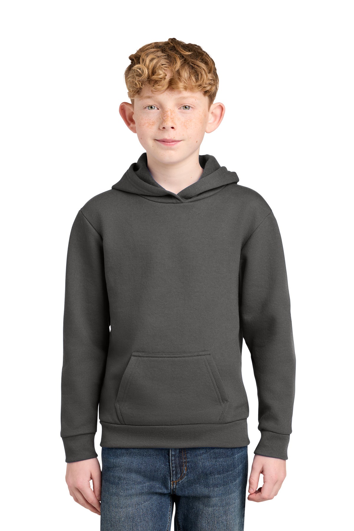 Port & Co Youth Easy Fleece Pullover Hooded Sweatshirt PC68YH