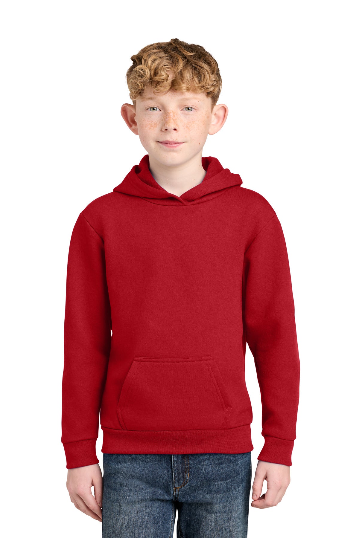 Port & Co Youth Easy Fleece Pullover Hooded Sweatshirt PC68YH