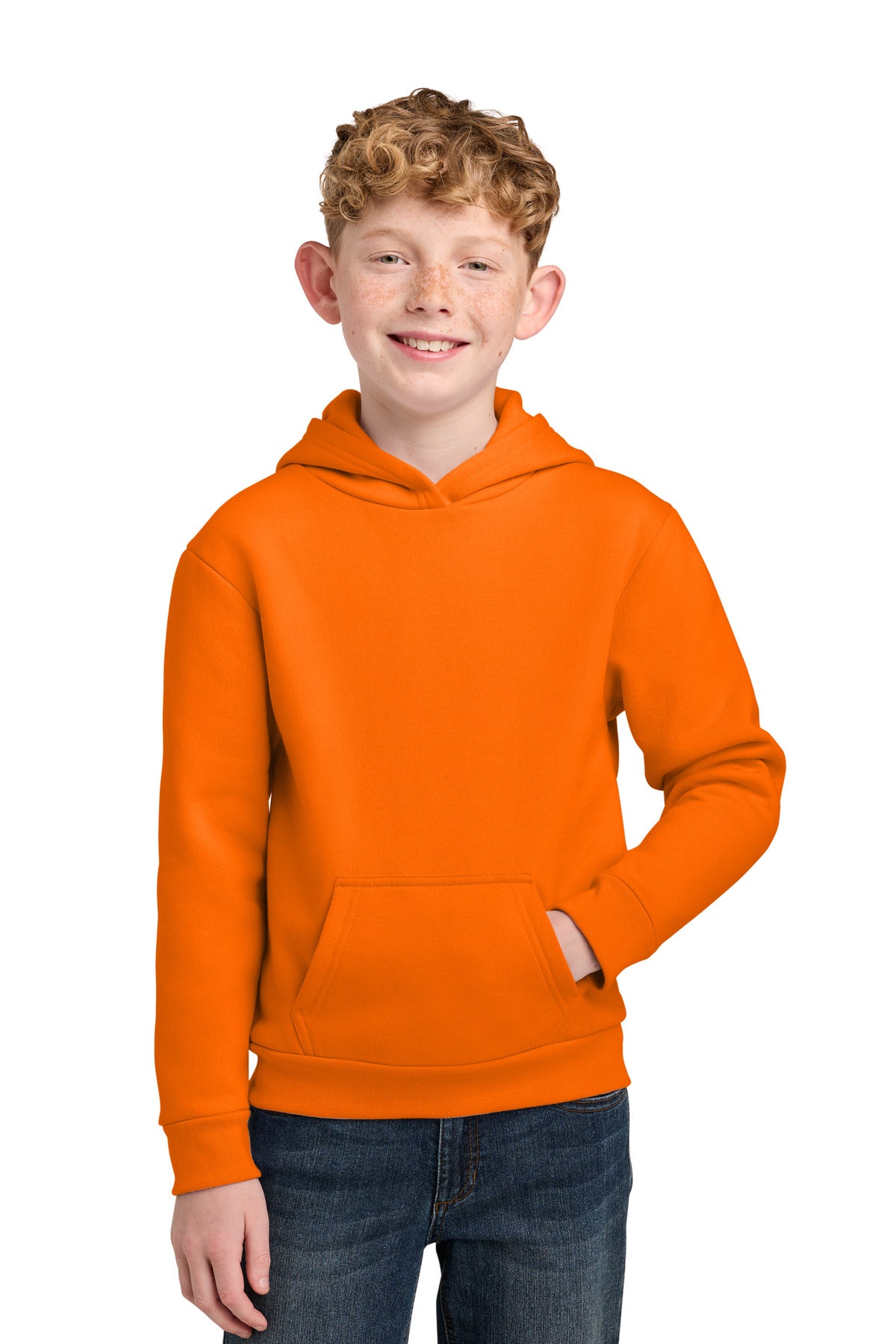 Port & Co Youth Easy Fleece Pullover Hooded Sweatshirt PC68YH