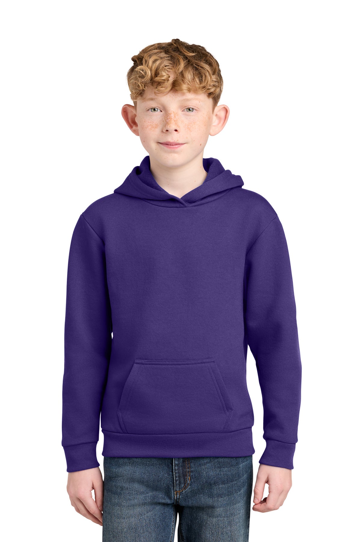 Port & Co Youth Easy Fleece Pullover Hooded Sweatshirt PC68YH