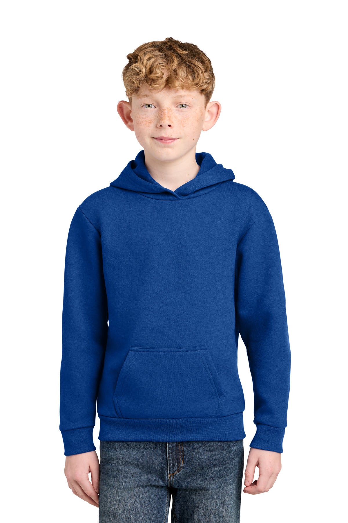 Port & Co Youth Easy Fleece Pullover Hooded Sweatshirt PC68YH