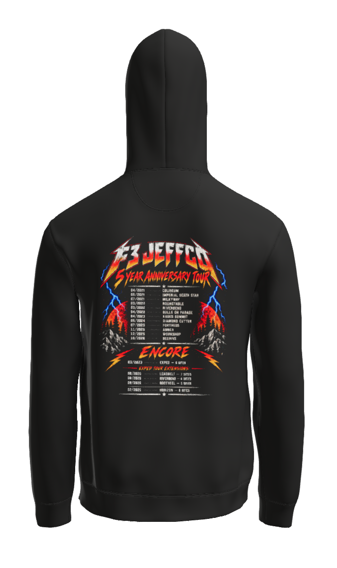 F3 JeffCo 5 Year Anniversary Hoodie